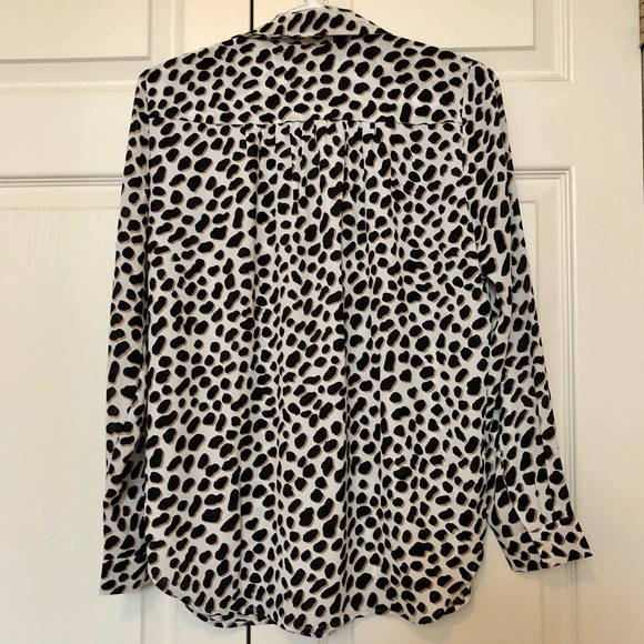 Ann Taylor leopard blouse - Picture 2 of 6
